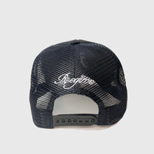 Load image into Gallery viewer, CLASSIC ART REGIME Black Trucker Hat
